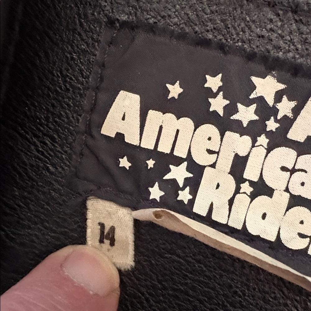 All American Rider Black Leather Fringe Jacket M - Picture 14 of 14